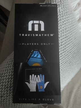 Travis Mathew High Noon LEFT Blue/White GOLF GLOVE